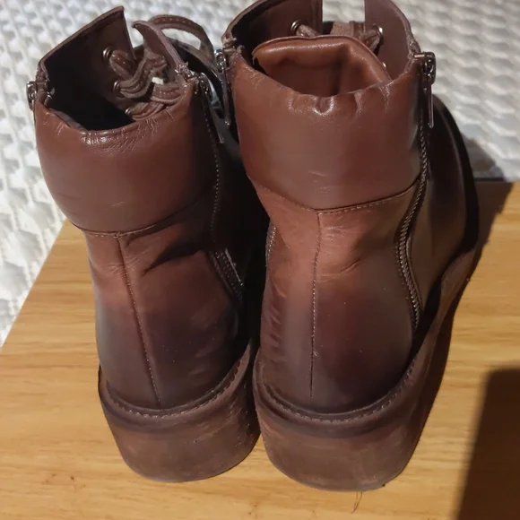 Vintage Foundry Leather Combat Boots - Picture 5 of 7